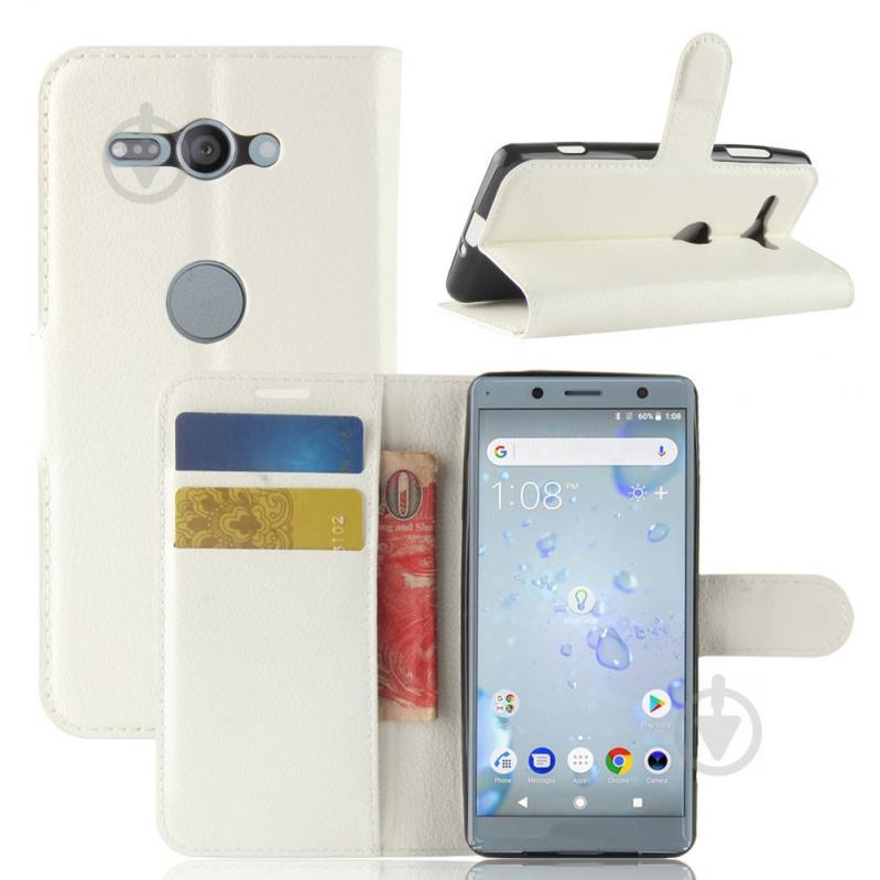 Чехол-книжка Litchie Wallet для Sony Xperia XZ2 Compact H8314 / H8324 White (lwwh0231) - фото 5