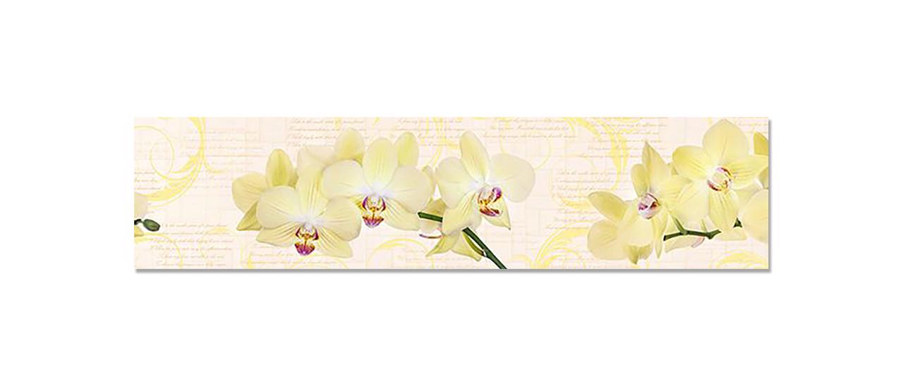 Наклейка виниловая на кухню Zatarga Желтые Орхидеи 600х2500 мм (1283915612)