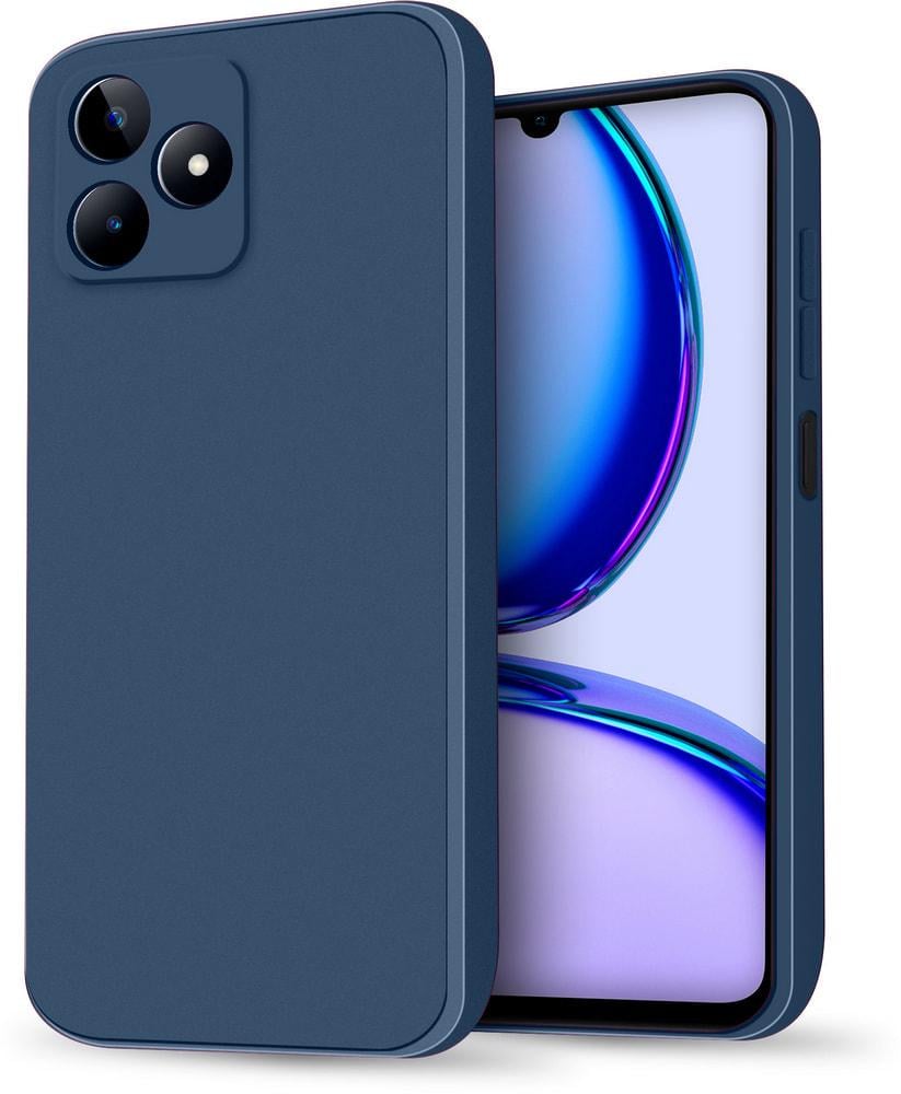 Силіконовий чохол HardCorner Realme C53 (з мікрофіброю) Blue (34425-28)