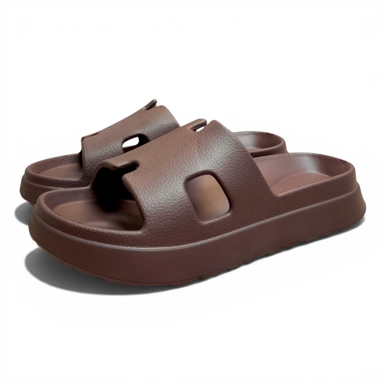 Шльопанці жіночі Progres EVA р. 39 25 см Коричневий (2967888843)