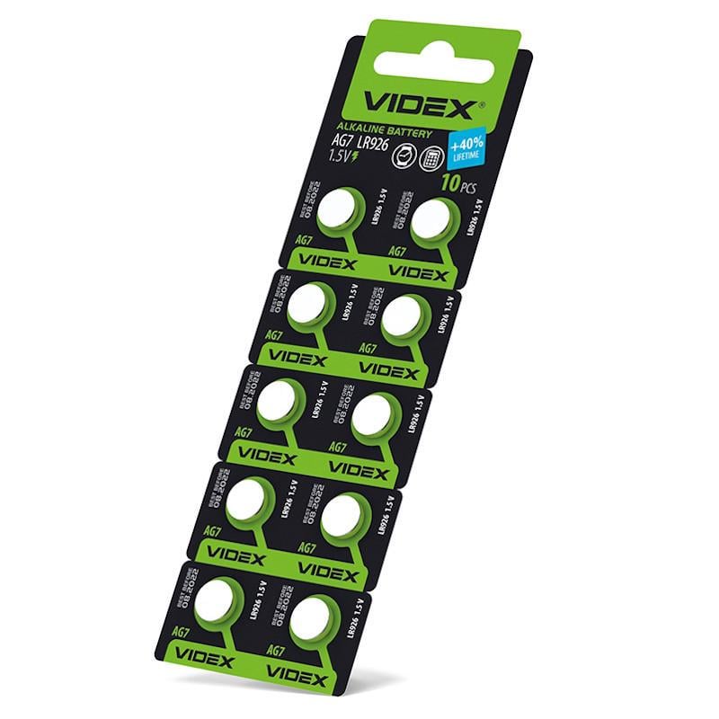 Батарейка для часов алкалиновая Videx AG7 LR926 10 шт. (29924334) Батарейка для часов алкалиновая Videx AG7 LR926 10 шт. (29924334)