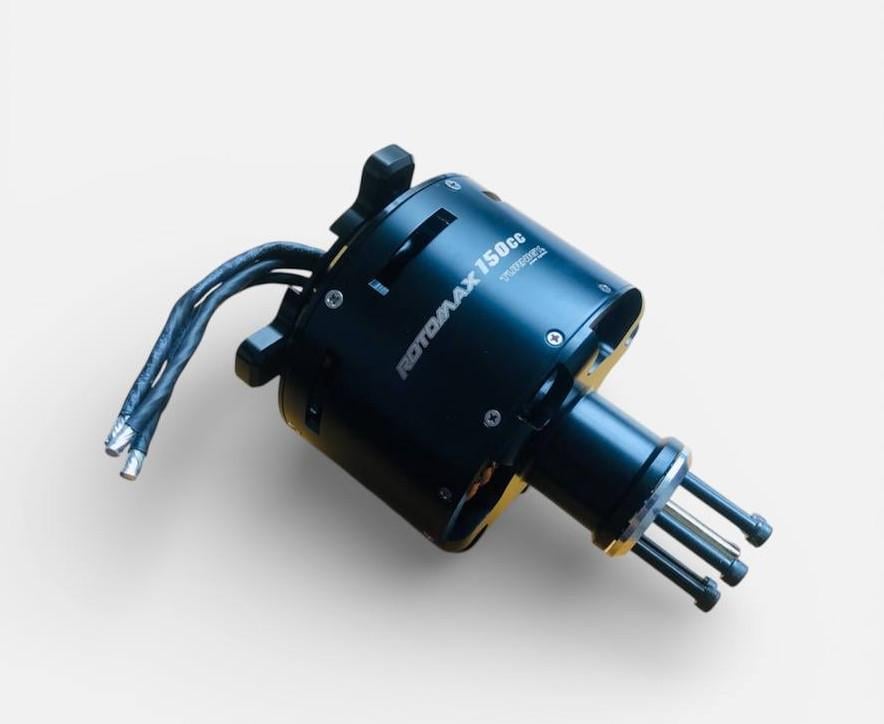 Электродвигатель бесколлекторный Turnigy RotoMax 150cc 150KV 14S 9800W для дрона/квадрокоптера/БПЛА/авиамодели (58)