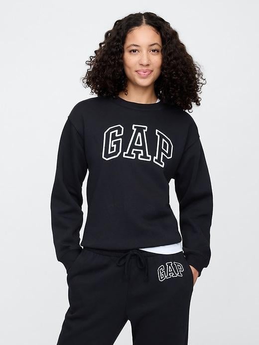Свитшот женский на флисе GAP M Черный (2467580255)
