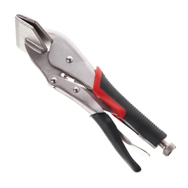 Клещи зажимные Intertool Т-type/CrV (UT-5207)