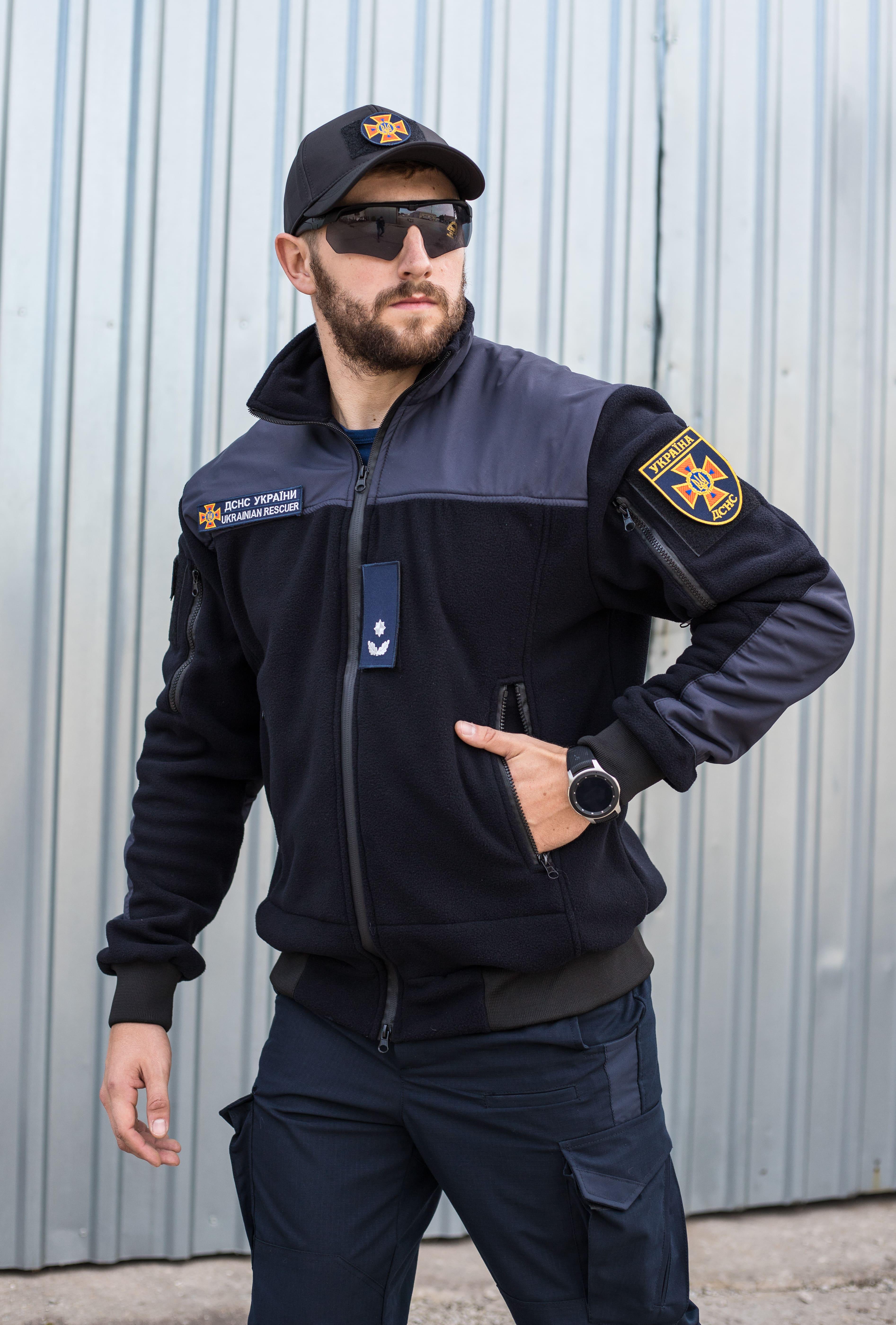 Кофта флис FCT design під резинку р. 60-62 Синій