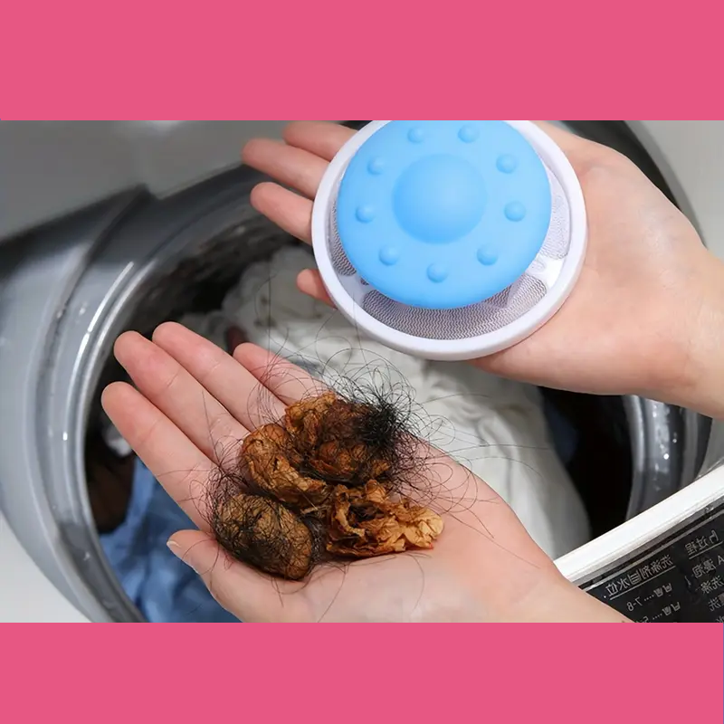 Фильтр-мешок для сбора мусора и ворса в стиральную машину 1 шт. Розовый - фото 8 Фильтр-мешок для сбора мусора и ворса в стиральную машину 1 шт. Розовый - фото 8