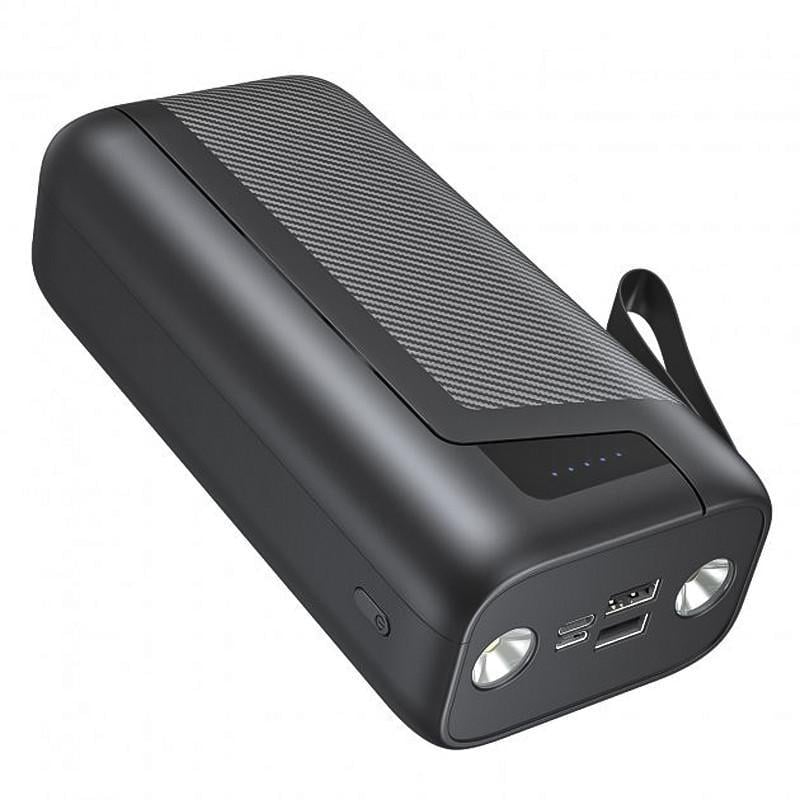 Повербанк Xionel XP-30L 30000 mAh Li-Ion micro USB/USB Type-C с быстрой зарядкой и индикатором заряда с фонариком Черный Повербанк Xionel XP-30L 30000 mAh Li-Ion micro USB/USB Type-C с быстрой зарядкой и индикатором заряда с фонариком Черный