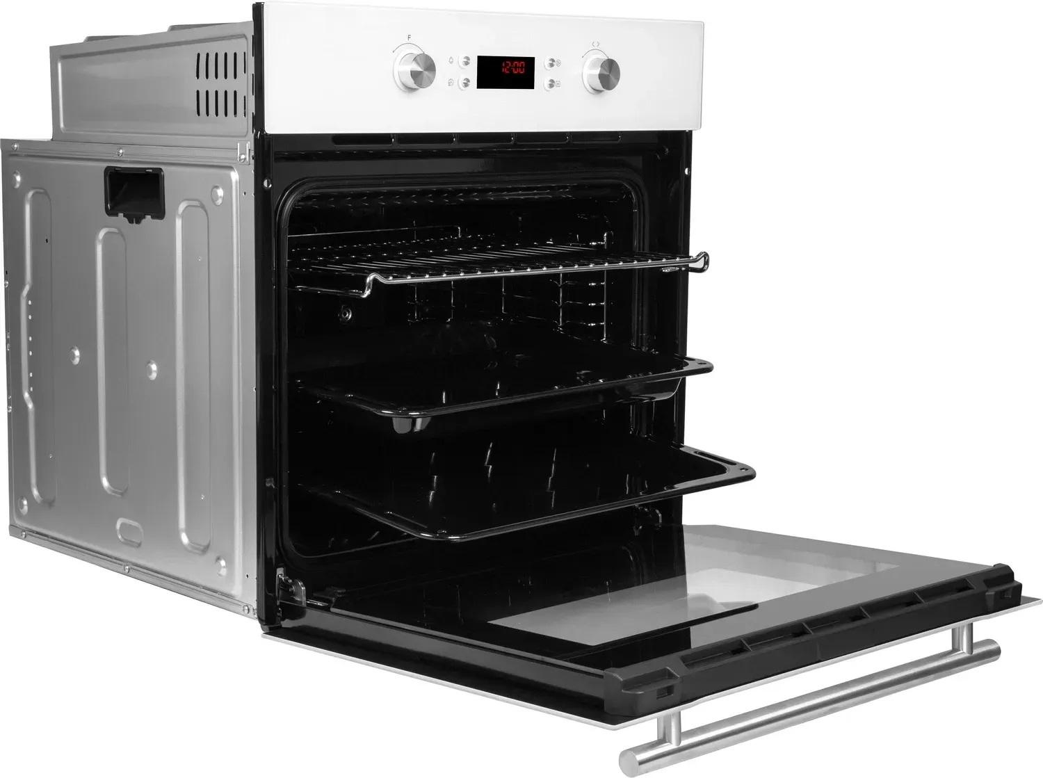 Духовой шкаф электрический Gunter&Hauer EOM 867 WH с грилем и конвекцией Белый - фото 4