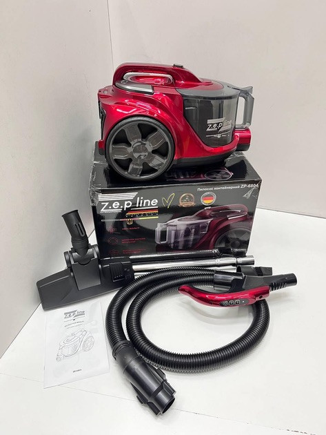 Пилосос контейнерний ZepLine ZP-6804 вакуумний з фільтром НЕРА 4000 Вт циклонний (ML-04309) - фото 2 Пилосос контейнерний ZepLine ZP-6804 вакуумний з фільтром НЕРА 4000 Вт циклонний (ML-04309) - фото 2