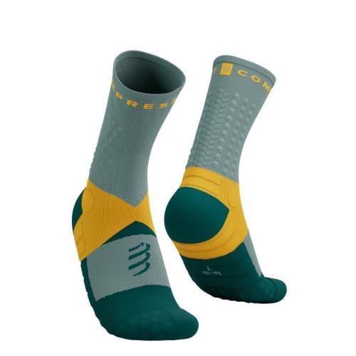 Носки Compressport Ultra Trail Socks V2.0 T2 Slate Grey/Saffron