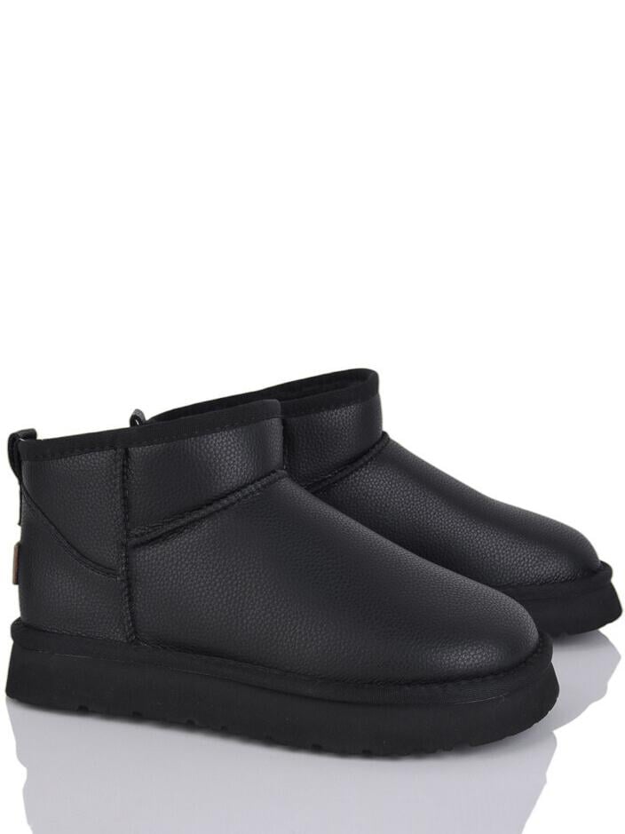 Шкіряні уггі на овчині ITTS SN9960-A р. 37 Чорний