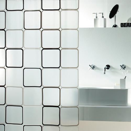 Шторка для ванної кімнати Spirella FRAME 10.01942 180х200 см Чорний (35345)