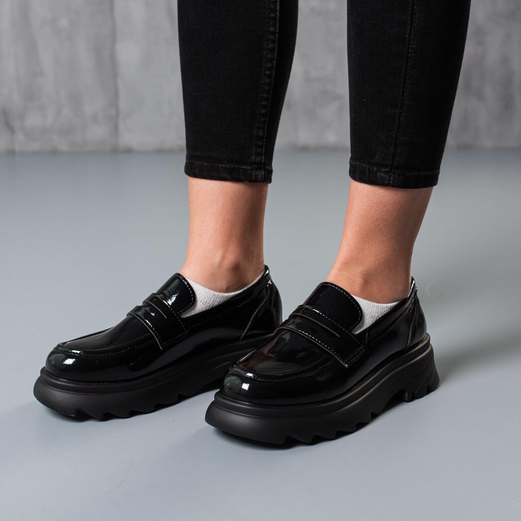 Броги женские Fashion р. 41 26 см Черный (3787)