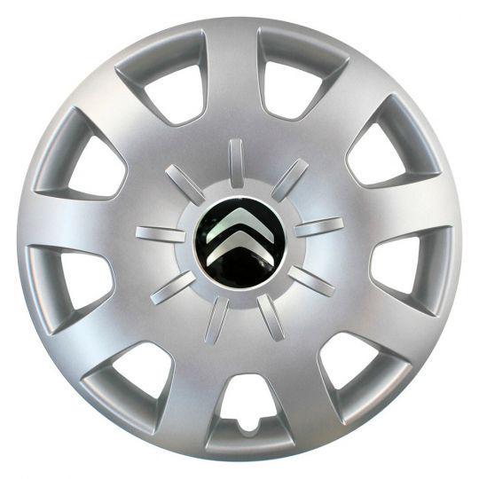 Колпаки автомобильные SKS 314 R15 с логотипом Citroen 4 шт. Серебристый
