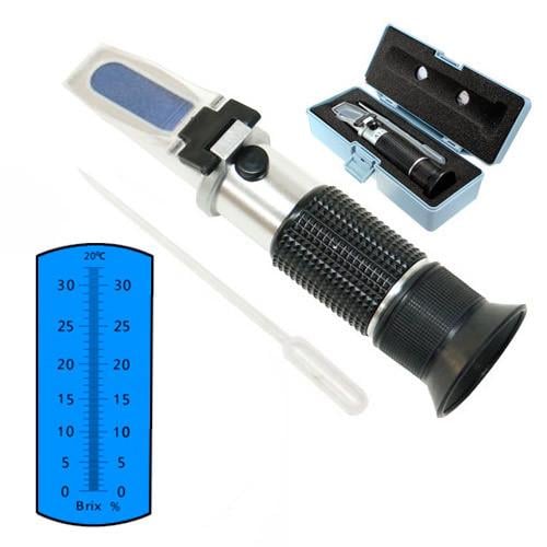 Рефрактометр для цукру/соку/вина RZ113 RHB-32ATC 0-32% Brix ATC (313335) - фото 2 Рефрактометр для цукру/соку/вина RZ113 RHB-32ATC 0-32% Brix ATC (313335) - фото 2
