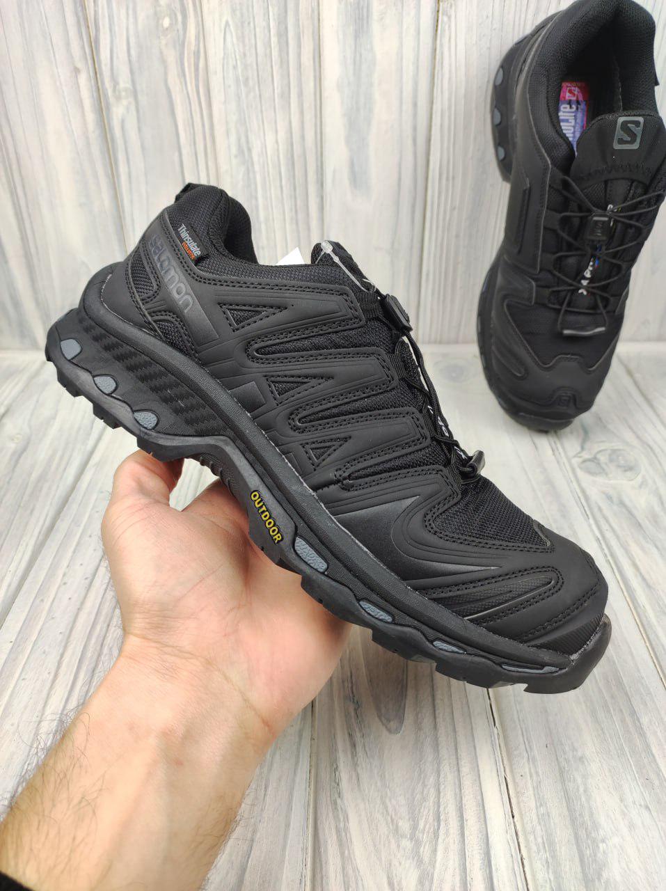Кроссовки термо мужские тактические аналог Salomon XA Forces GTX All р. 43 26,5 см Black (36958749)