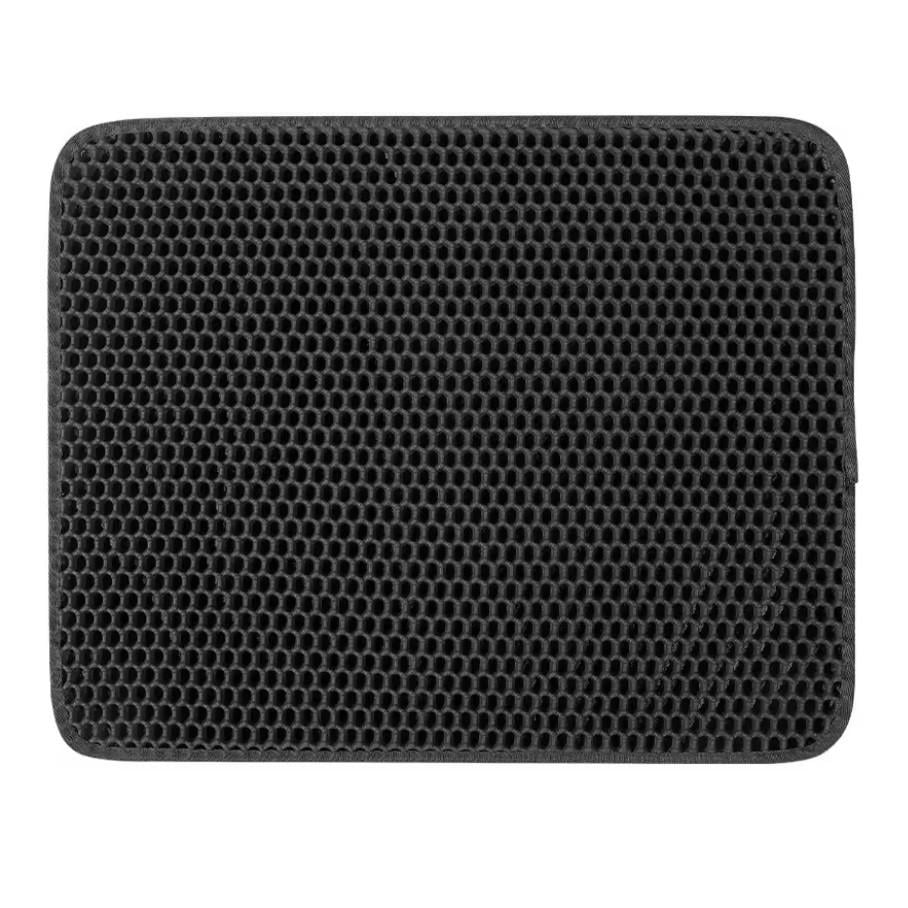 Коврик для кошачьего туалета Evapuzzle двухслойный XS 30х30 см Black (3_06387)