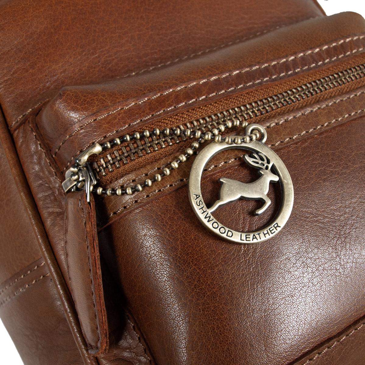 Міський рюкзак жіночий шкіряний Ashwood T87 Honey - фото 6 Міський рюкзак жіночий шкіряний Ashwood T87 Honey - фото 6