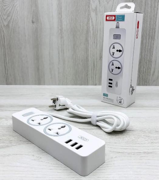 Подовжувач мережевий XO WL04 3USB 1,8 м Білий (1905395186) - фото 6 Подовжувач мережевий XO WL04 3USB 1,8 м Білий (1905395186) - фото 6