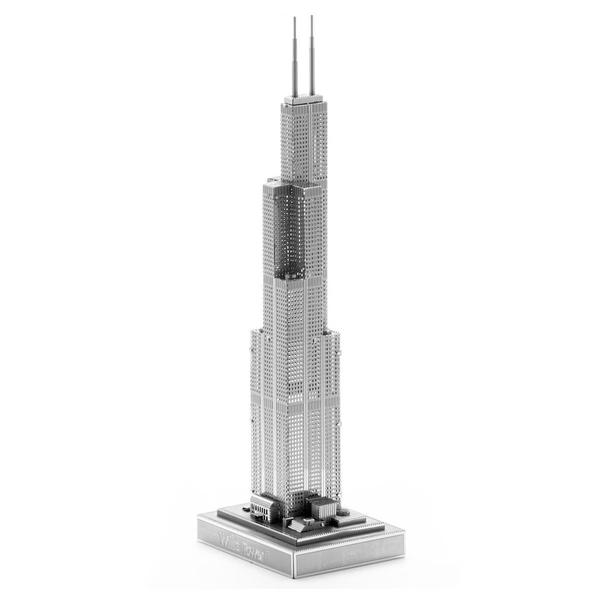 Конструктор металлический 3D Metal Earth Iconx Sears Willis Tower ICX013 (76938338) - фото 2