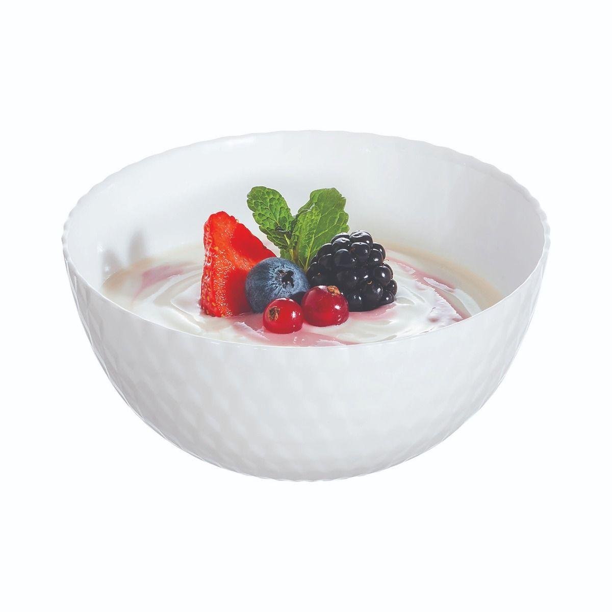 Салатник Luminarc Pampille White круглый стеклокерамика d 13 см Белый (Q4659) - фото 2 Салатник Luminarc Pampille White круглый стеклокерамика d 13 см Белый (Q4659) - фото 2