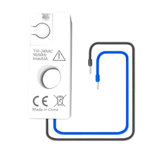 Датчик споживання електроенергії Zemismart SPM01 63А 1P+N Zigbee White (877448)