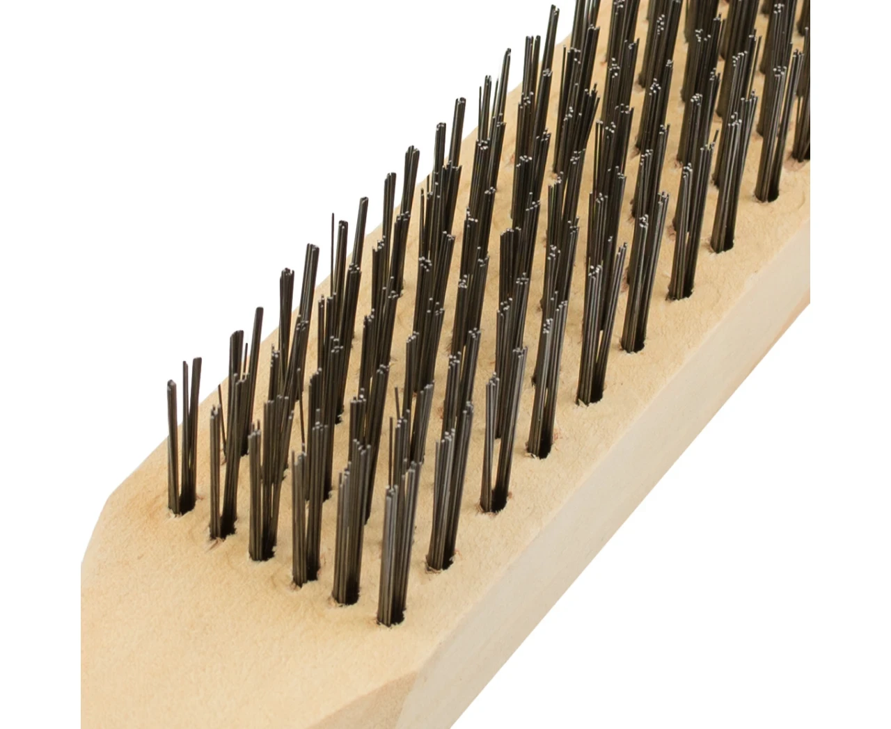 Щітка дротова дерев'яна ручка 6 рядів (27734088) - фото 5 Щітка дротова дерев'яна ручка 6 рядів (27734088) - фото 5