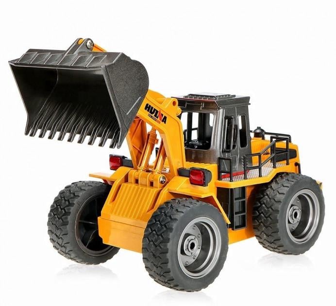 Радиоуправляемая игрушка HUINA Toys 1520 Bulldozer бульдозер 1:18 Желтый (SUN3721)