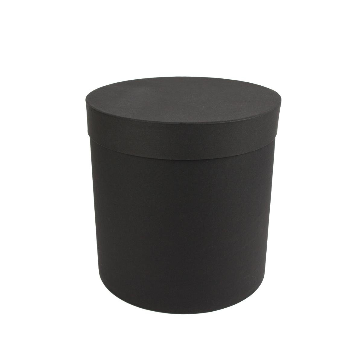 Коробка Perfectbox циліндрична матова 21х20х20 см Чорний (21208)