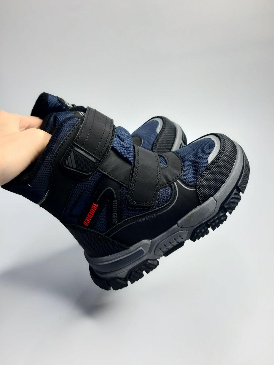 Ботинки зимние TOM.M для мальчика р. 30 19,5 см Черный (10661 С black) - фото 2 Ботинки зимние TOM.M для мальчика р. 30 19,5 см Черный (10661 С black) - фото 2