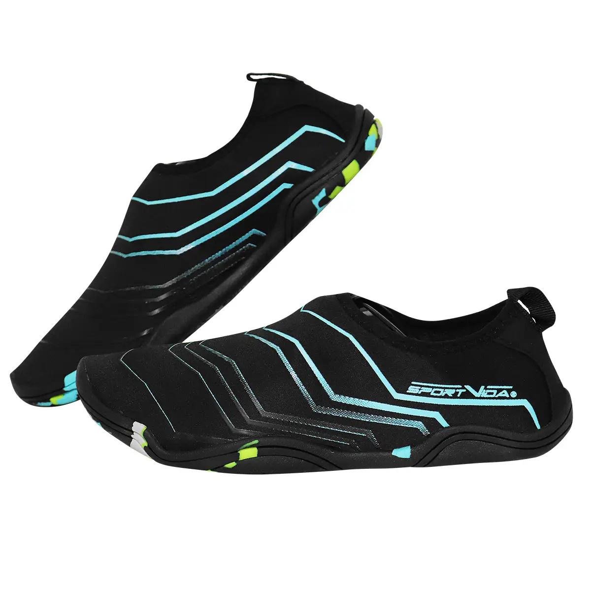 Взуття для пляжу та коралів аквашузи SportVida 36 Black/Blue (SV-GY0005-R36)