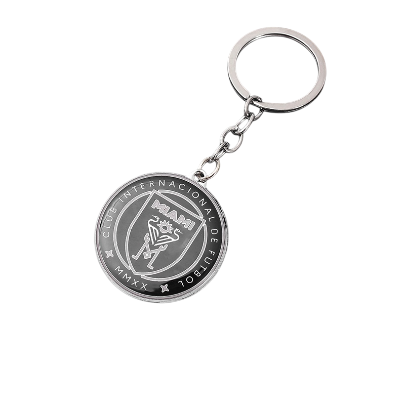Брелок футбольный клуб Интер Майами двухсторонний (26972765)