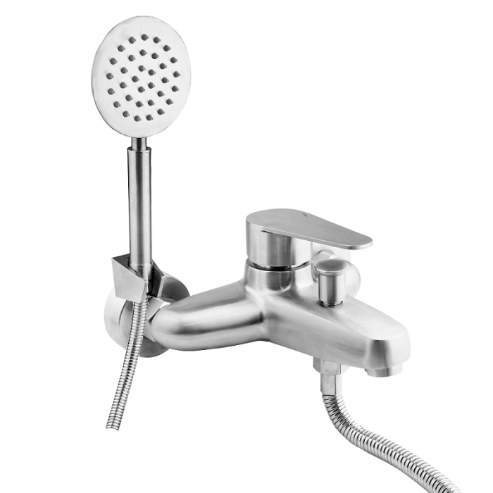 Смеситель для ванны Wezer INX3-04 1034668 однорычажный Сатин (102562)