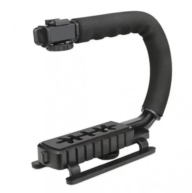 Штатив-стабілізатор для телефона портативний з LED лампою/мікрофоном/пультом для відеокарти для телефона (AY-49U)