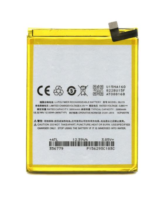 Батарея для Meizu BU15 3260 mAh (3460) Батарея для Meizu BU15 3260 mAh (3460)