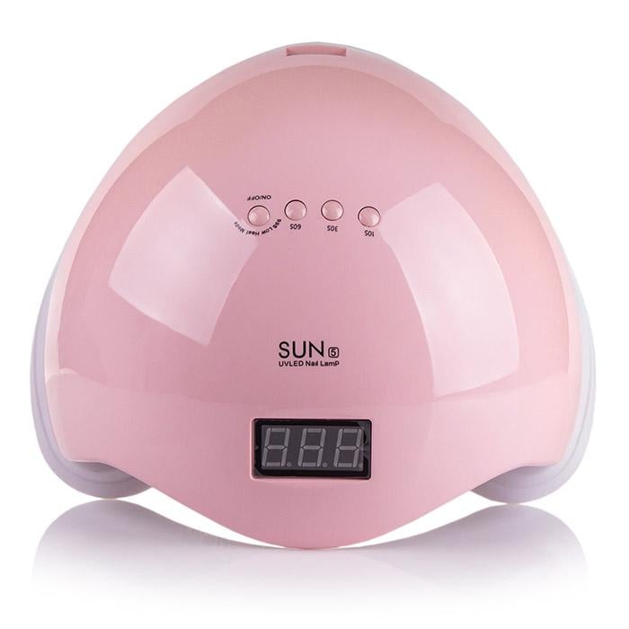 Лампа для манікюру SUN 5 UV/LED для полімеризації 48 W Pink