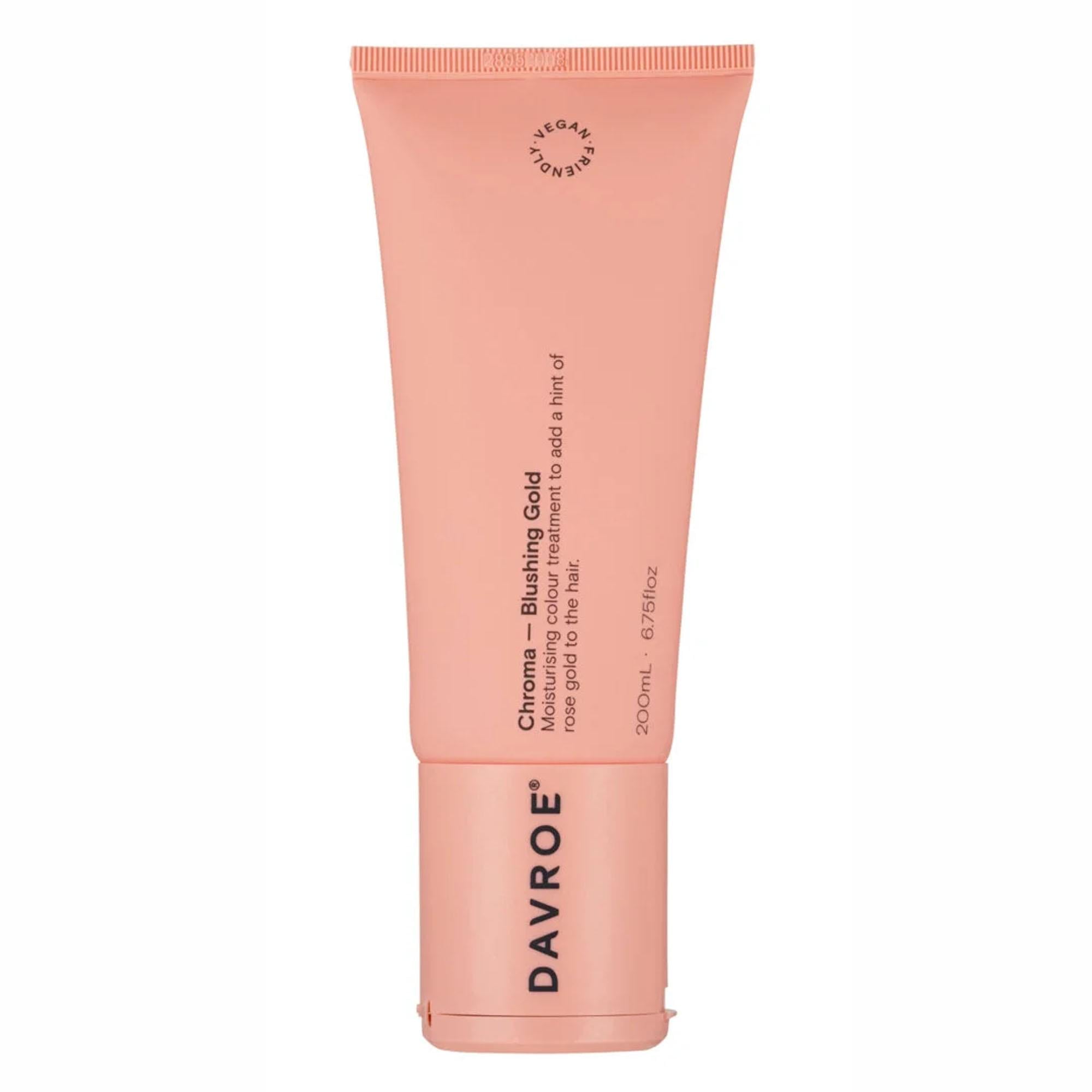 Бальзам тонирующий Davroe Chroma Colour Treatments Blushing Gold придающий волосам оттенок розового золота 200 мл (9326123008671)