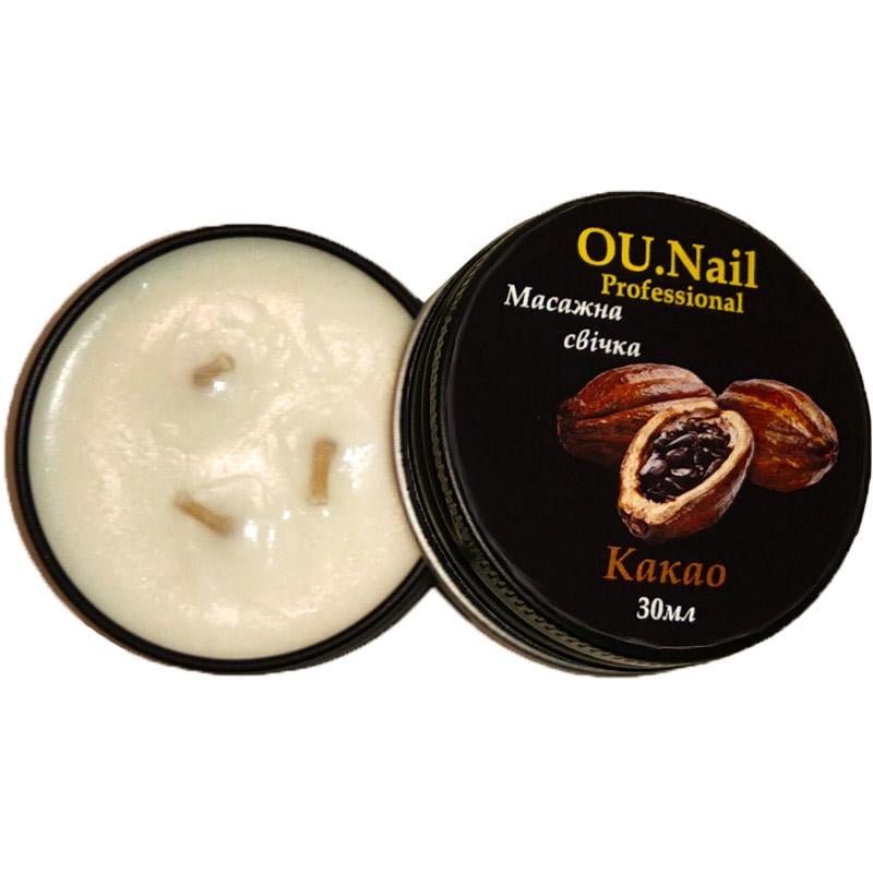 Свеча массажная смягчающая для кожи рук и ног Какао