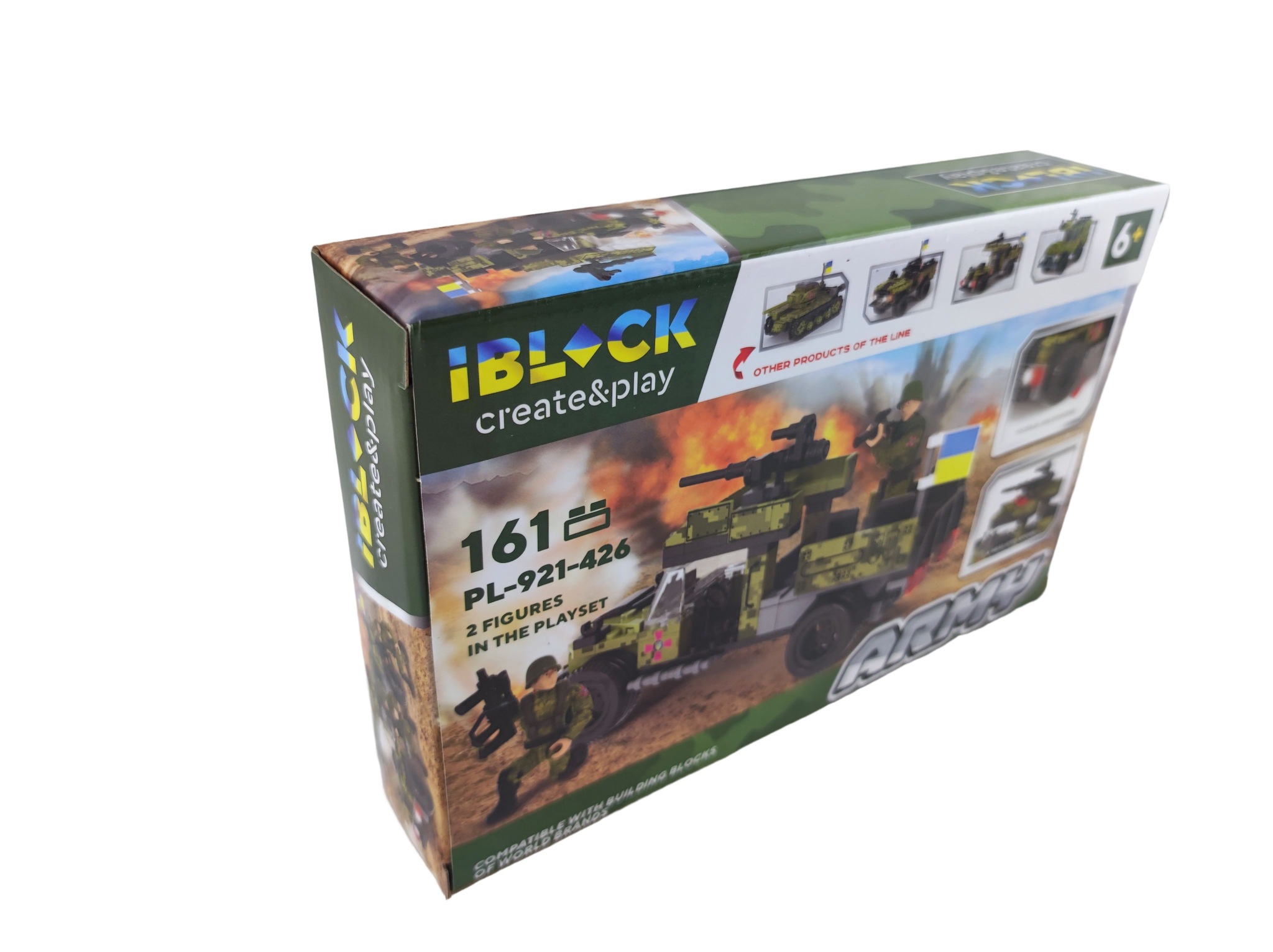 Конструктор Iblock Военная техника Бронированная машина PL-921-426 161 деталь (137674-2) - фото 2 Конструктор Iblock Военная техника Бронированная машина PL-921-426 161 деталь (137674-2) - фото 2