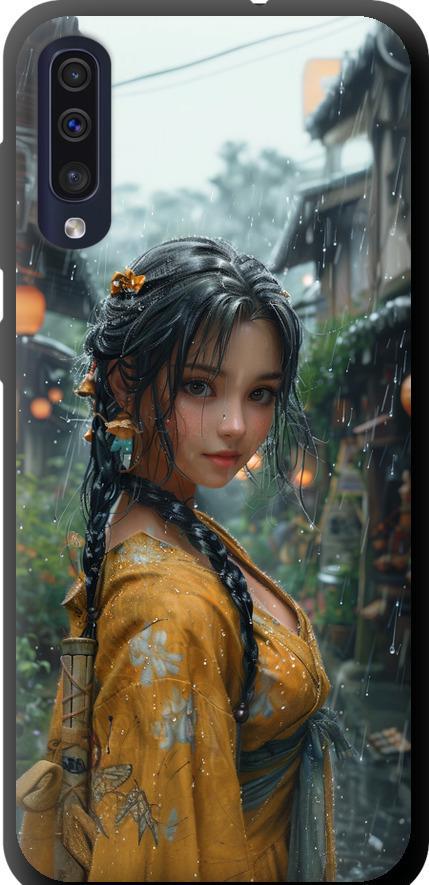 Чехол на Samsung Galaxy A30s A307F Anime-girl (6133b-1804-42517)