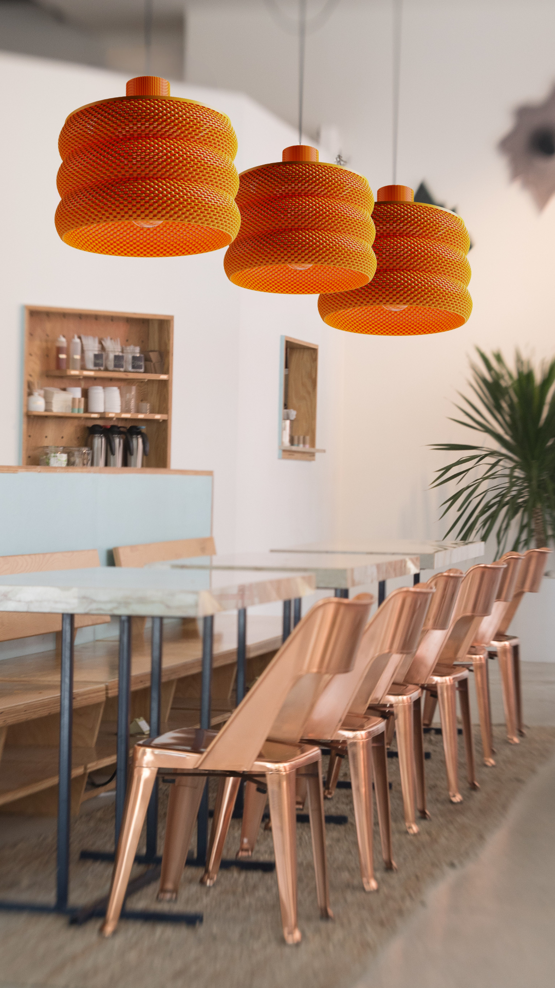 Підвісна лампа текстурована Elysian Mara Modern Помаранчевий (EL-00022) - фото 3 Підвісна лампа текстурована Elysian Mara Modern Помаранчевий (EL-00022) - фото 3