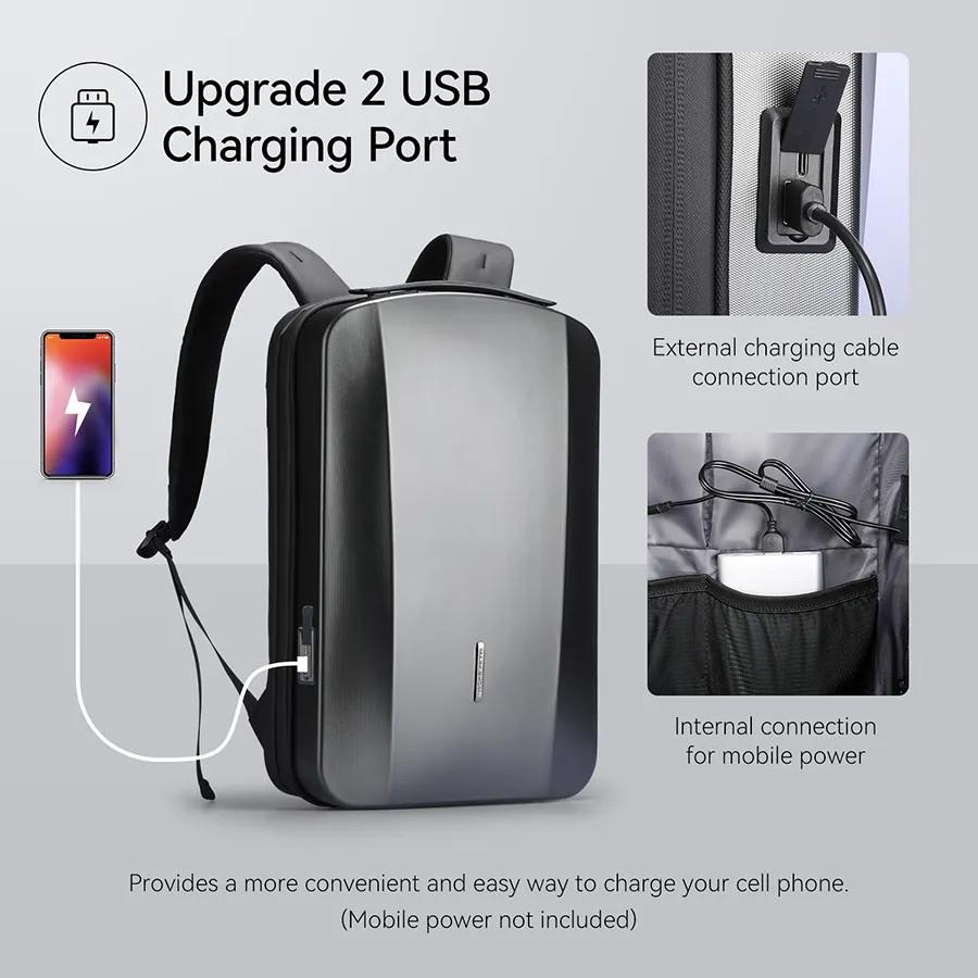 Рюкзак для подорожей Mark Ryden MR8918 з кодовим замком Чорний (2406) - фото 2