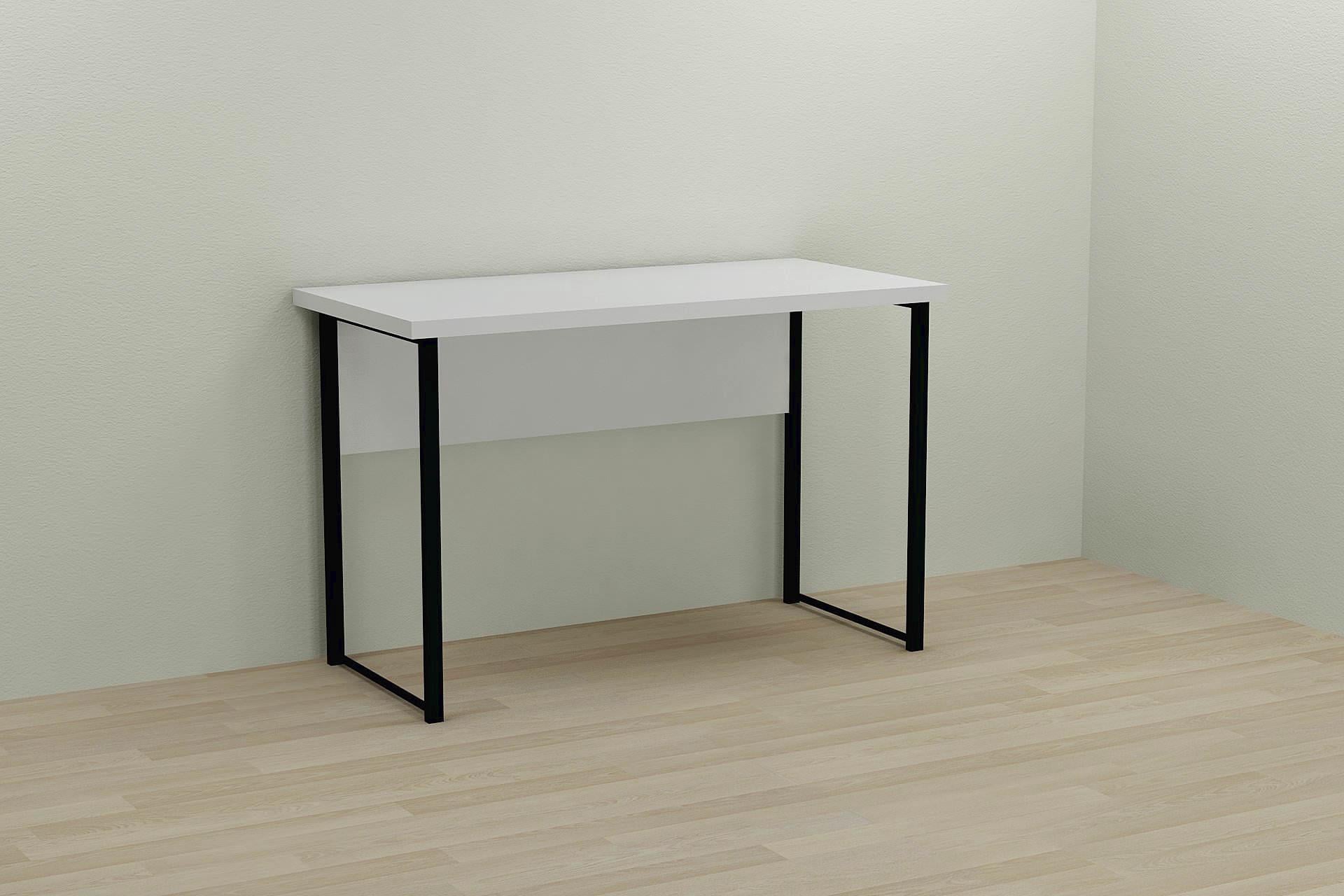Компьютерный стол Ferrum-decor Курт ДСП 32 мм 75x140x60 см Черный/Белый (FRD-102032) Компьютерный стол Ferrum-decor Курт ДСП 32 мм 75x140x60 см Черный/Белый (FRD-102032)