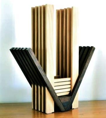 Светильник настольный из дерева Парадис Бланже/Венге (НСС-00700112)