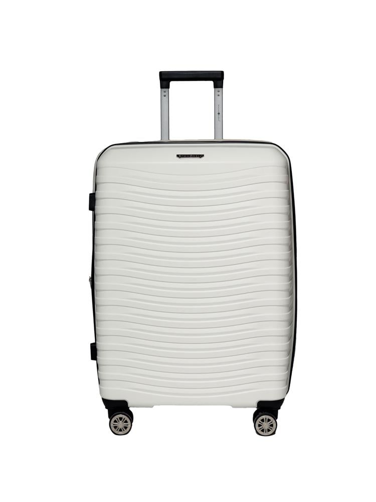 Валіза середня Snowball 43803 поліпропілен M Білий