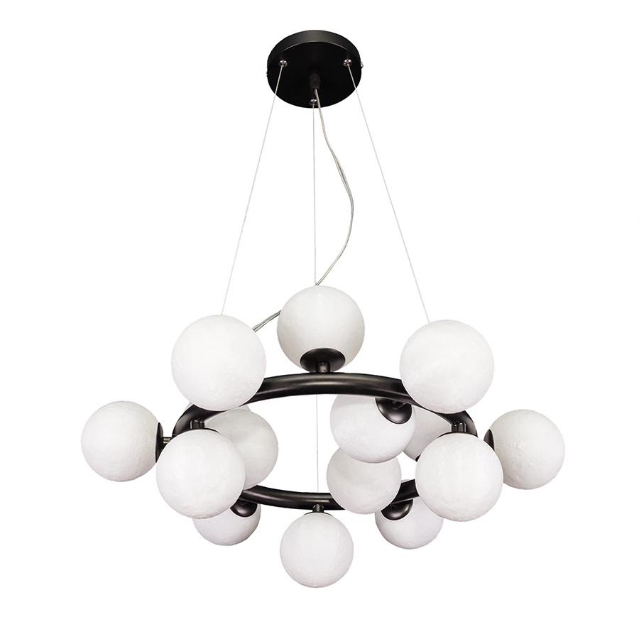 Люстра подвесная Levistella 761J2029-15-S GD+WH Молекула на 15 плафонов Бронзовый/Белый (2569621621)