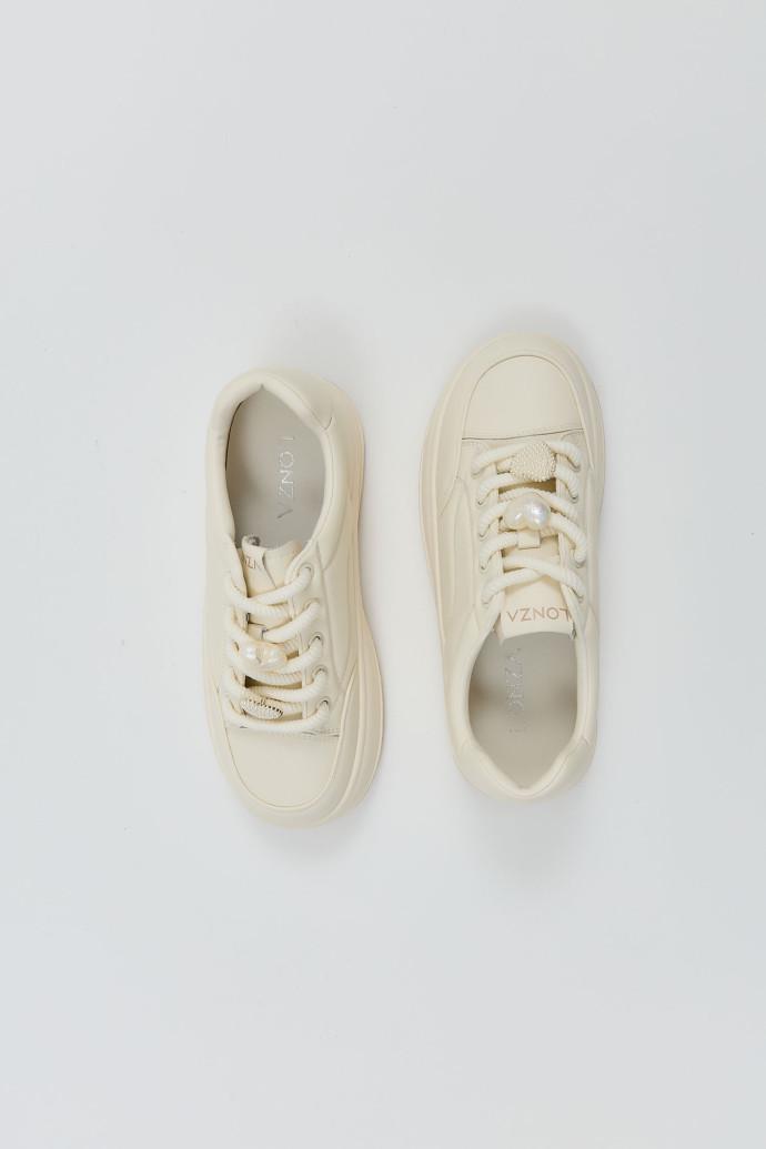 Слипоны женские LONZA 198896 р. 39 Молочный (21434_39) - фото 3