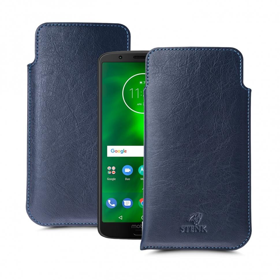 Футляр Stenk Elegance для Motorola Moto G6 Синий (63316)