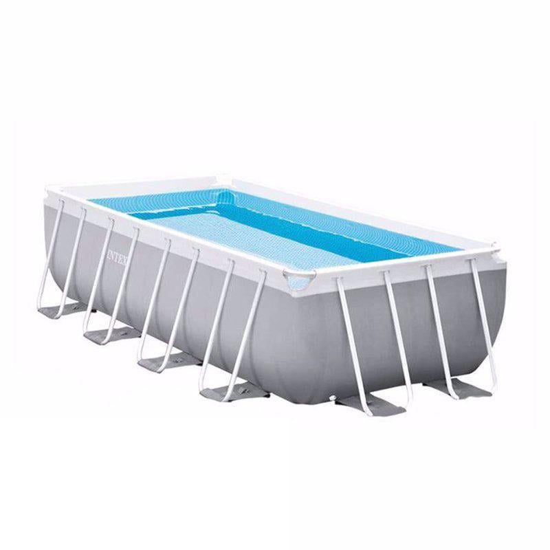 Бассейн каркасный Intex 8418 л 400x200x122 см Серый
