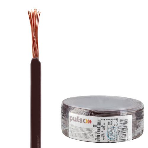 Провід гнучкий PULSO ПВ-3 1,5 кв. мм бухта 100 м Коричневий (00000065476) - фото 4